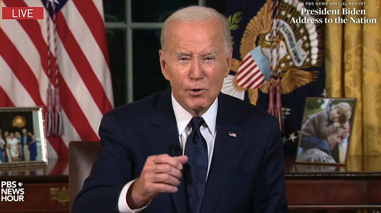 President Biden's live TV address to the US Nation from the Oval office at the White House (AP).jpg