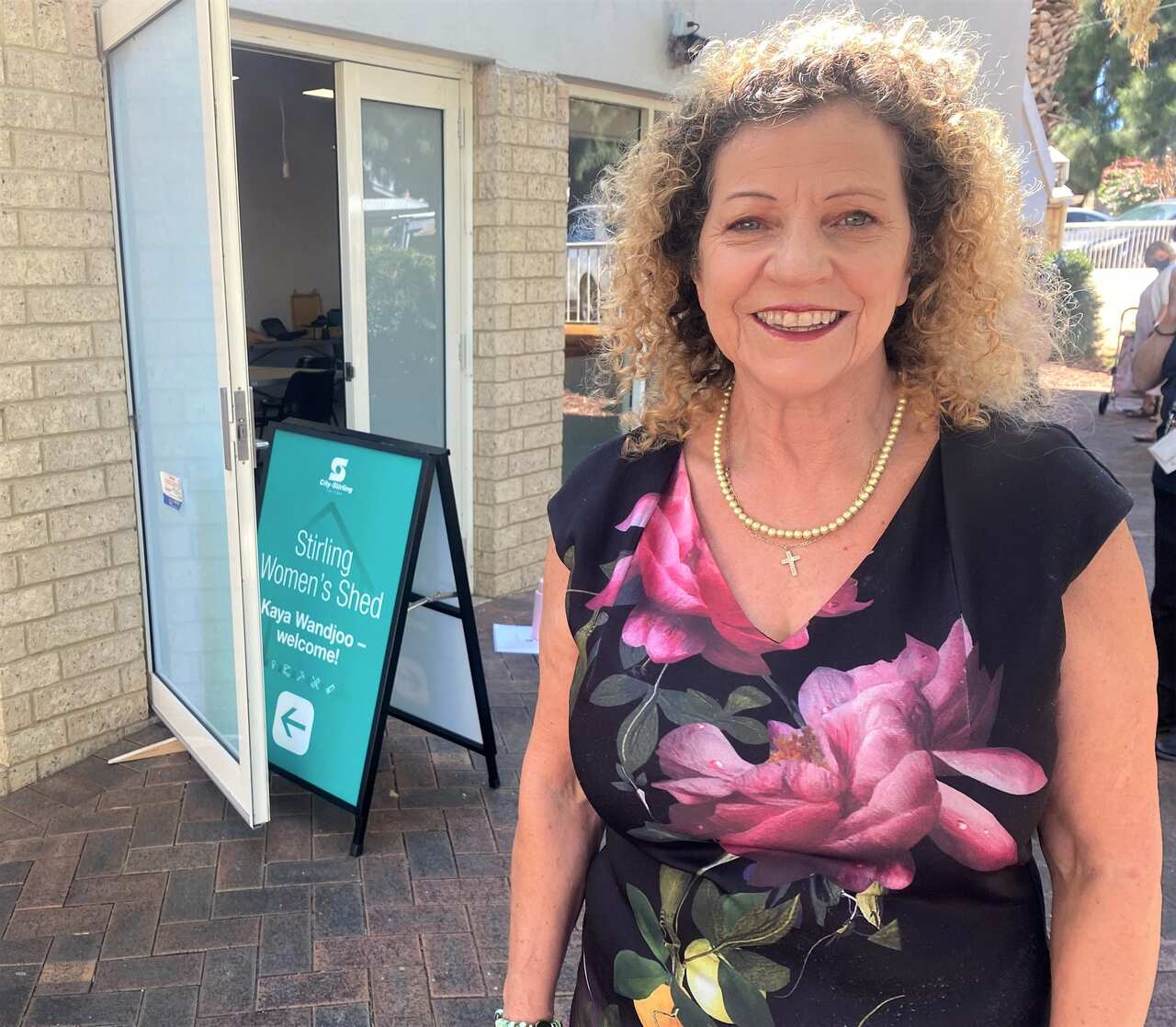 City of Stirling councillor Elizabeth Re standing outside a building