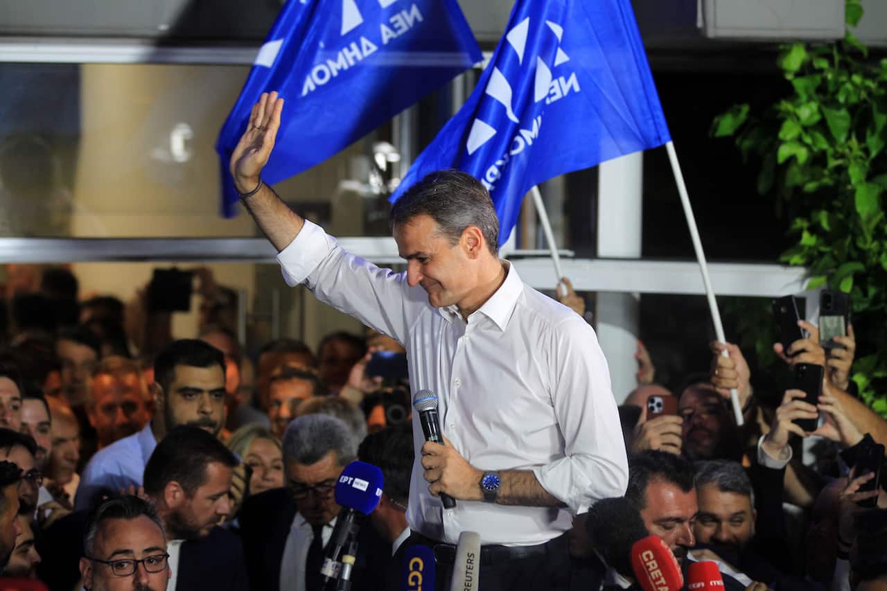 GREECE ELECTIONS - Kyriakos Mitsotakis