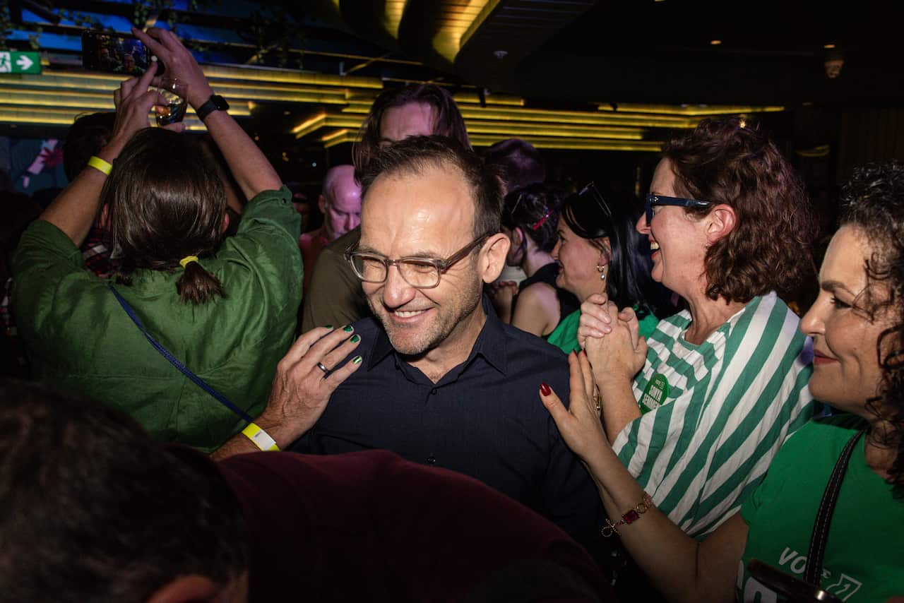 ELECTION25 GREENS RECEPTION