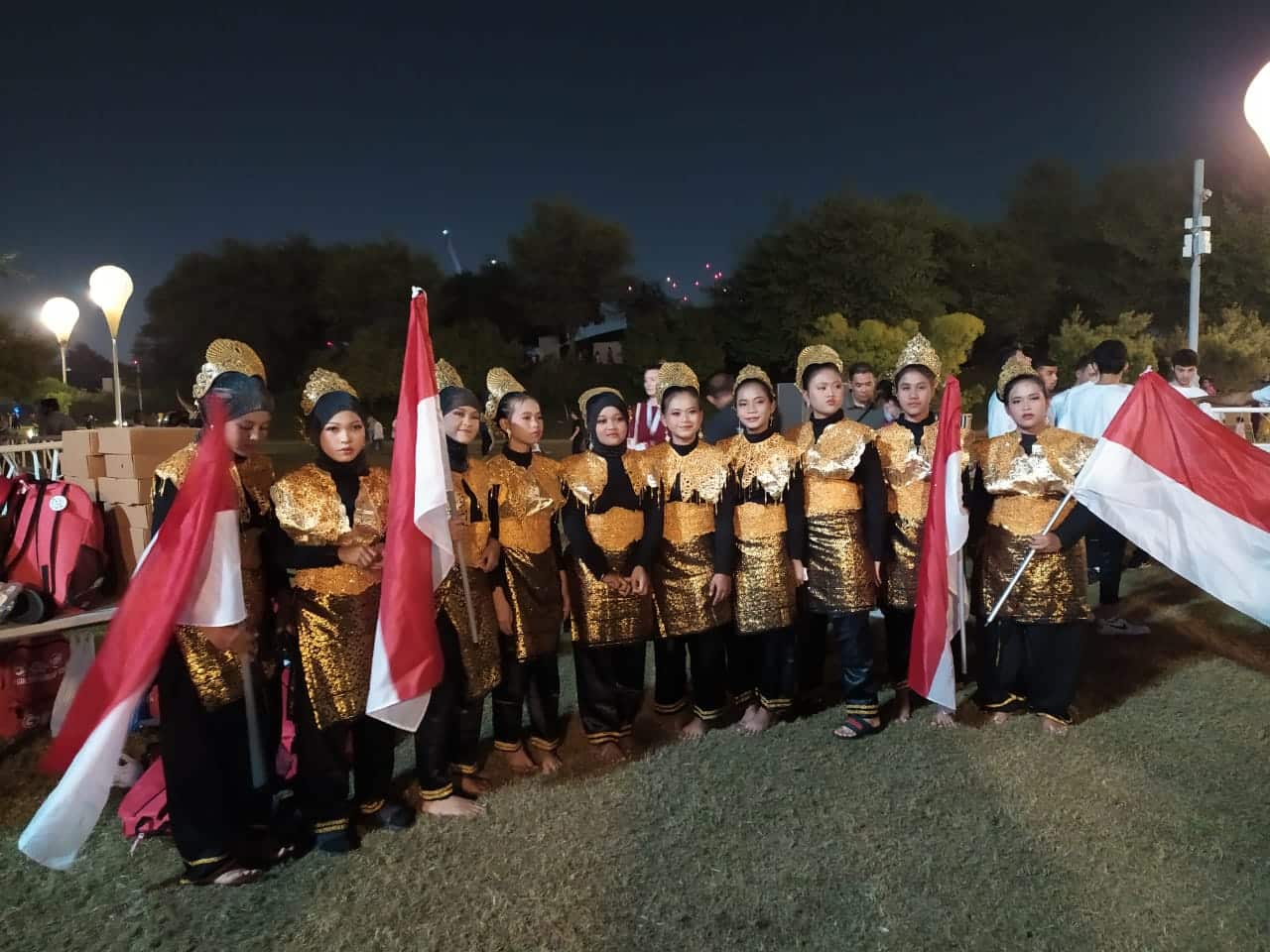 Tim Garuda Baru penampilan seni