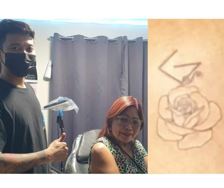 Violi and her second tattoo.jpg