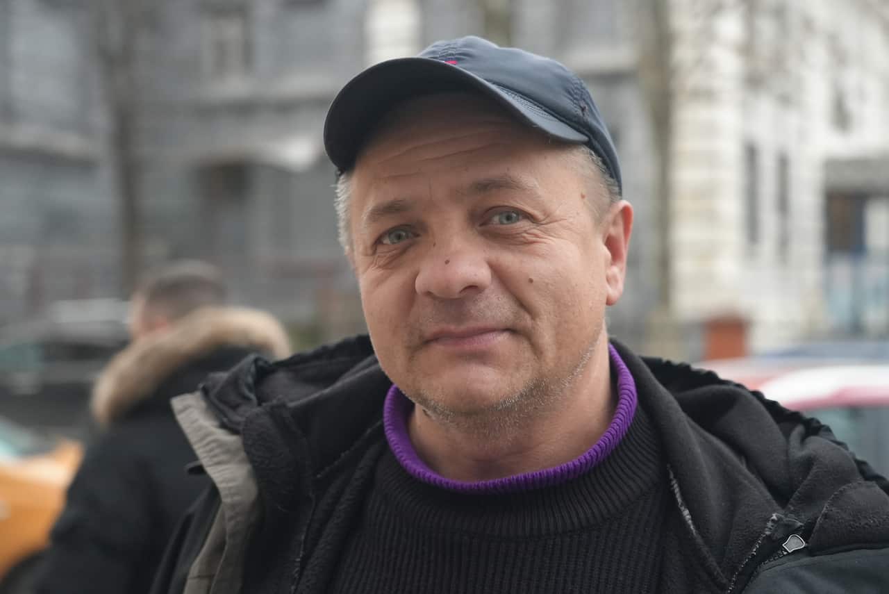 A man in Ukraine