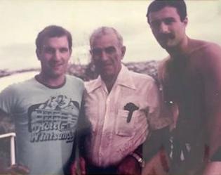 Dr. Michael Monsour AOM with his brother ans his late father.