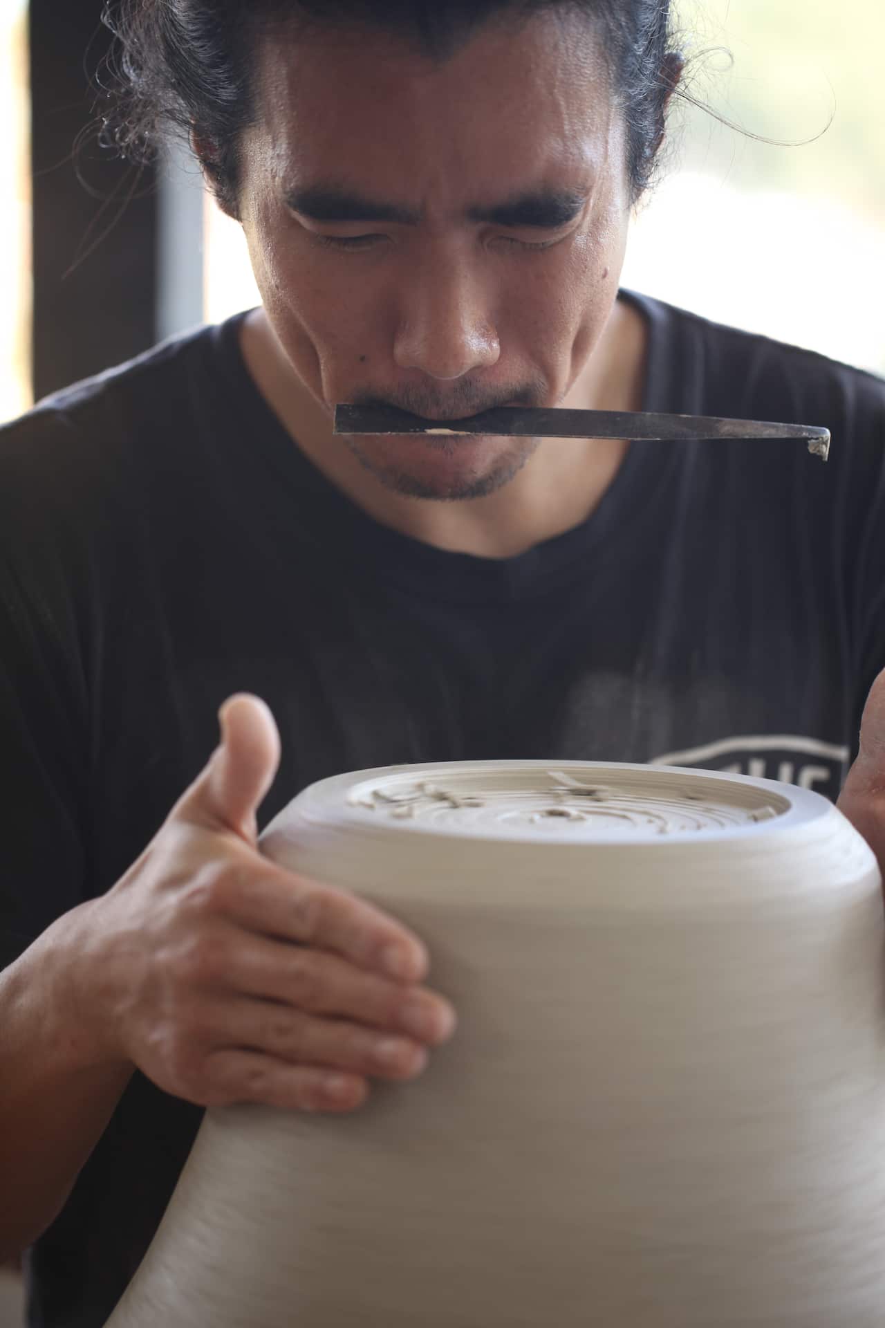 도예가 김우창 작업