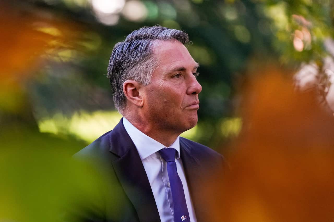 Richard Marles wearing a suit