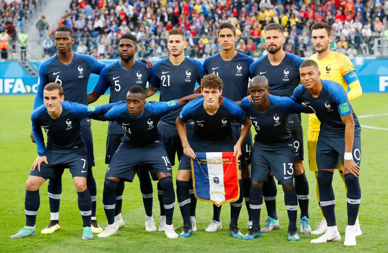 France football squad.