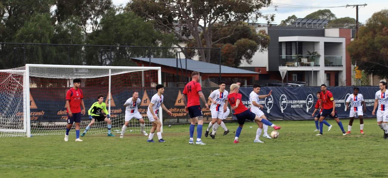 Springvale White Eagles vs Dianella White Eagles at the 2022 Karadjordje Cup