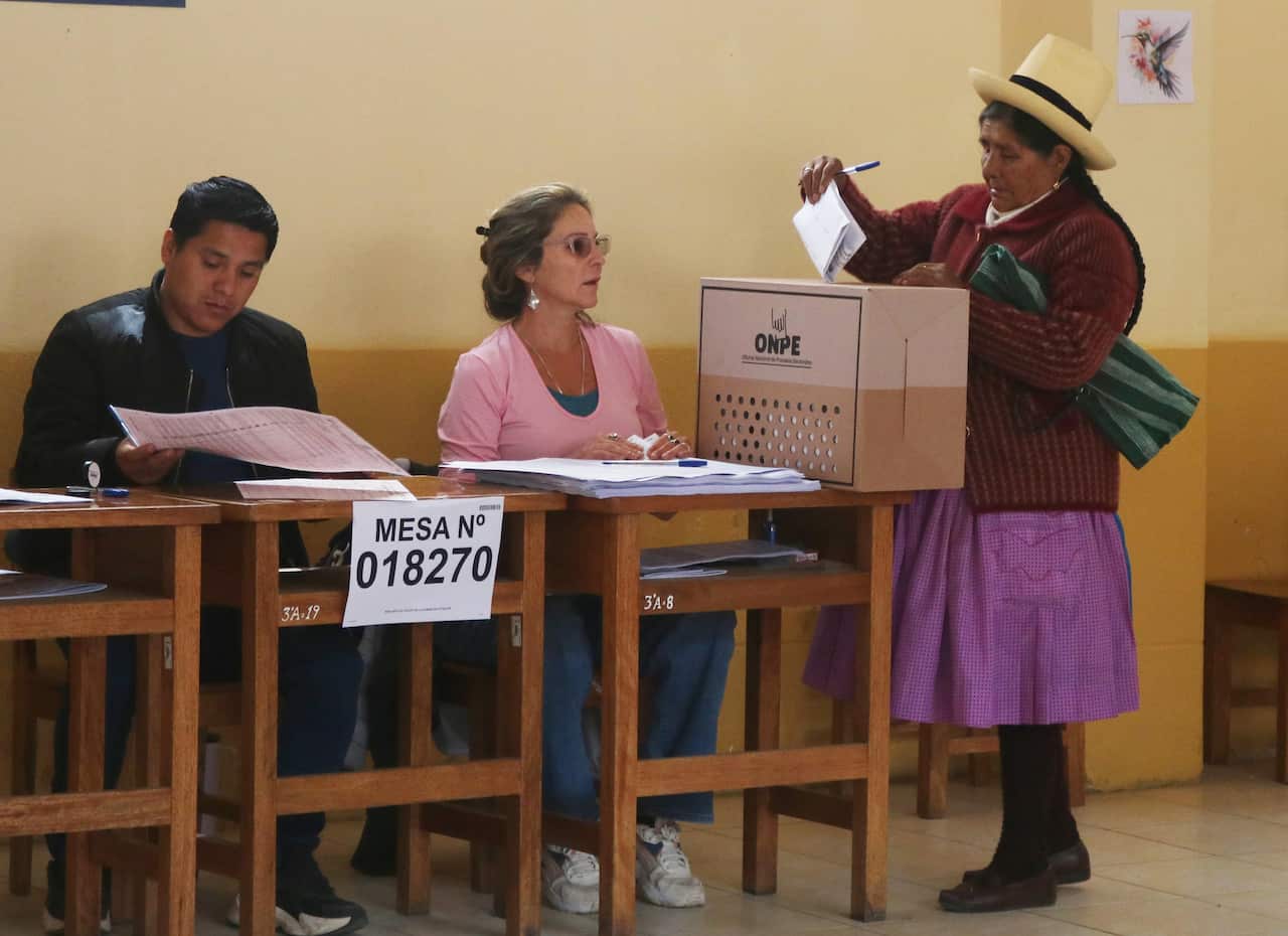 Presidential elections in Peru