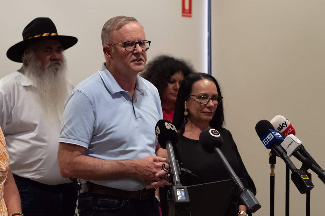 ANTHONY ALBANESE ALICE SPRINGS VISIT