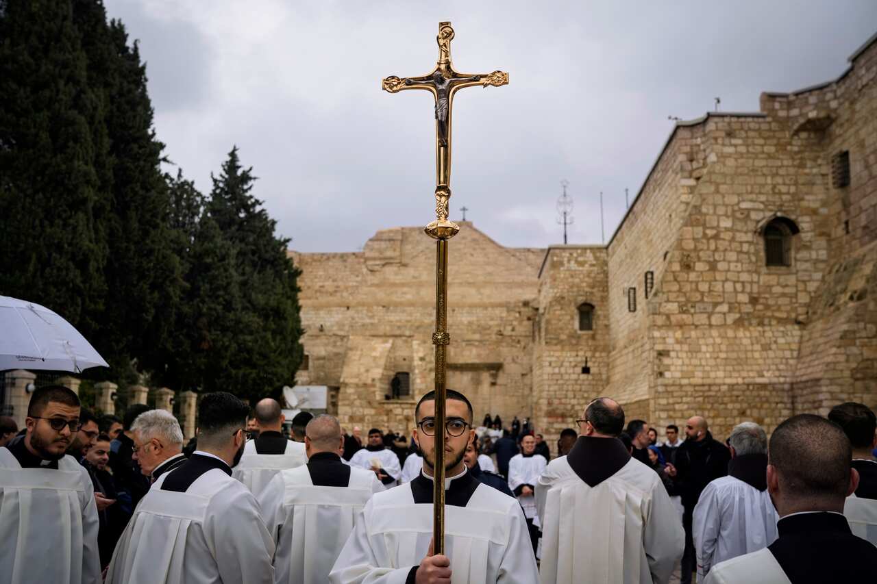 Israel Palestinians Christmas