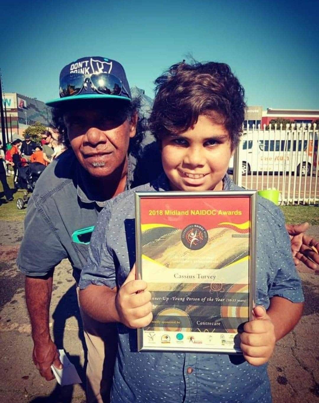Cassius Turvey was recognised in the local NAIDOC awards three years ago.