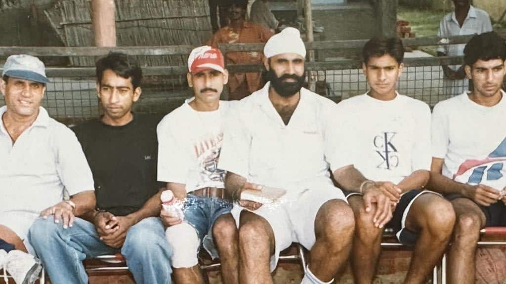 Mr Cheema with the team 