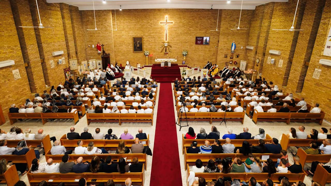 Mass at St. Maron Cathedral in Sydney..jpeg Photo credit: Snapix Studio