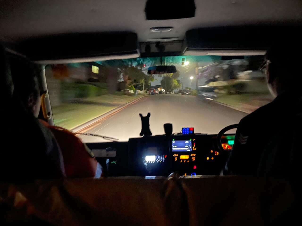 SES 志愿者祁军先生参与救火行动