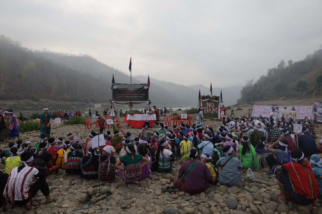 International Day of Action for Rivers and Against Dams 2023. Source: Karen River Watch