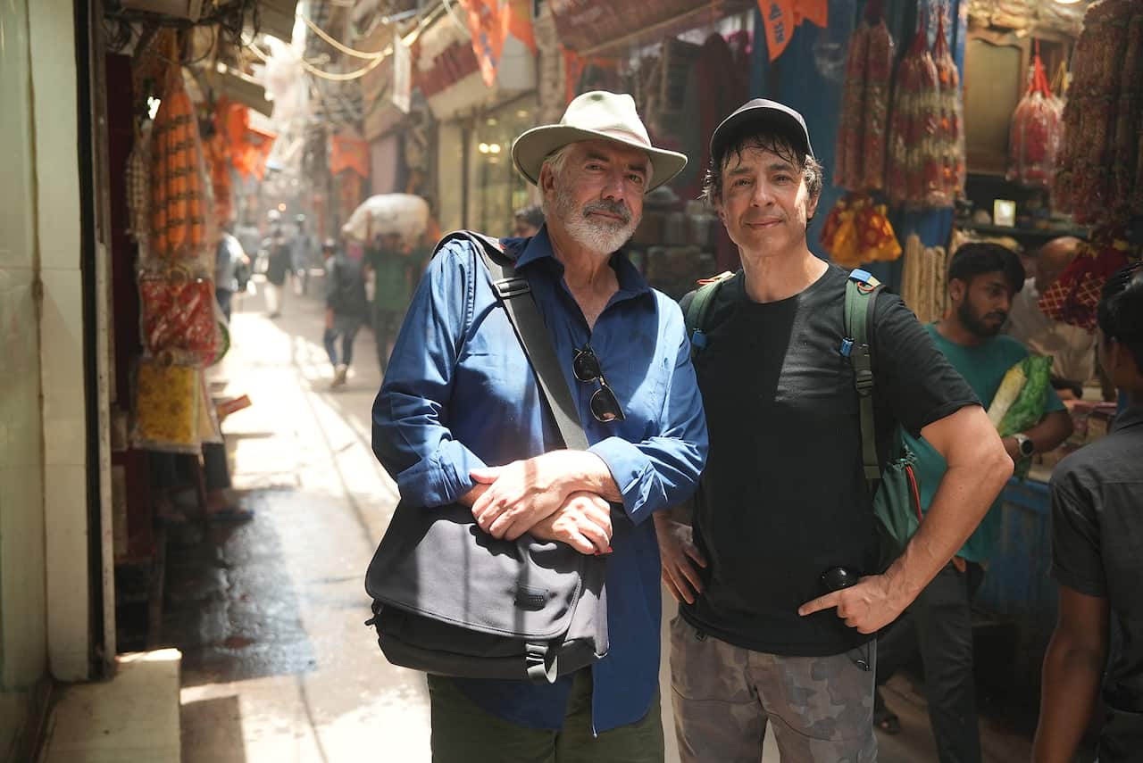 Arj Barker & Shaun Micallef 2_Shaun Micallef's Origin Odyssey.JPG