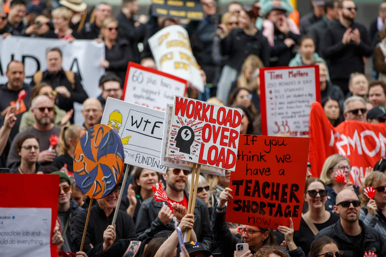 SOUTH AUSTRALIA TEACHERS STRIKE