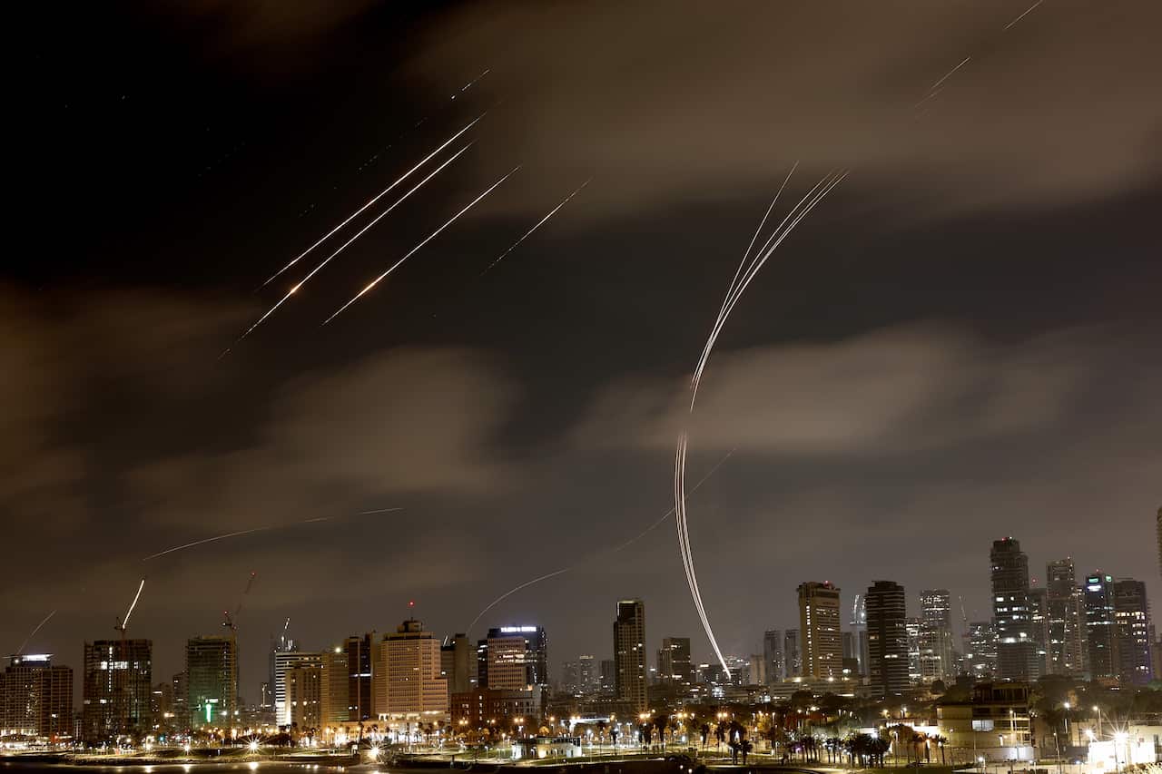 Iranian ballistic missile attack on Tel Aviv