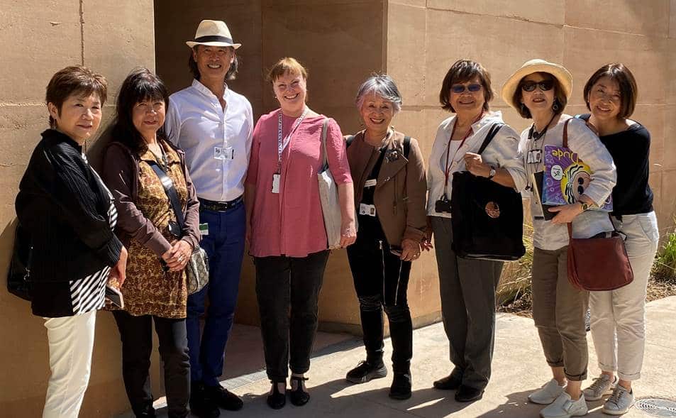 Japanese volunteers at AGNSW