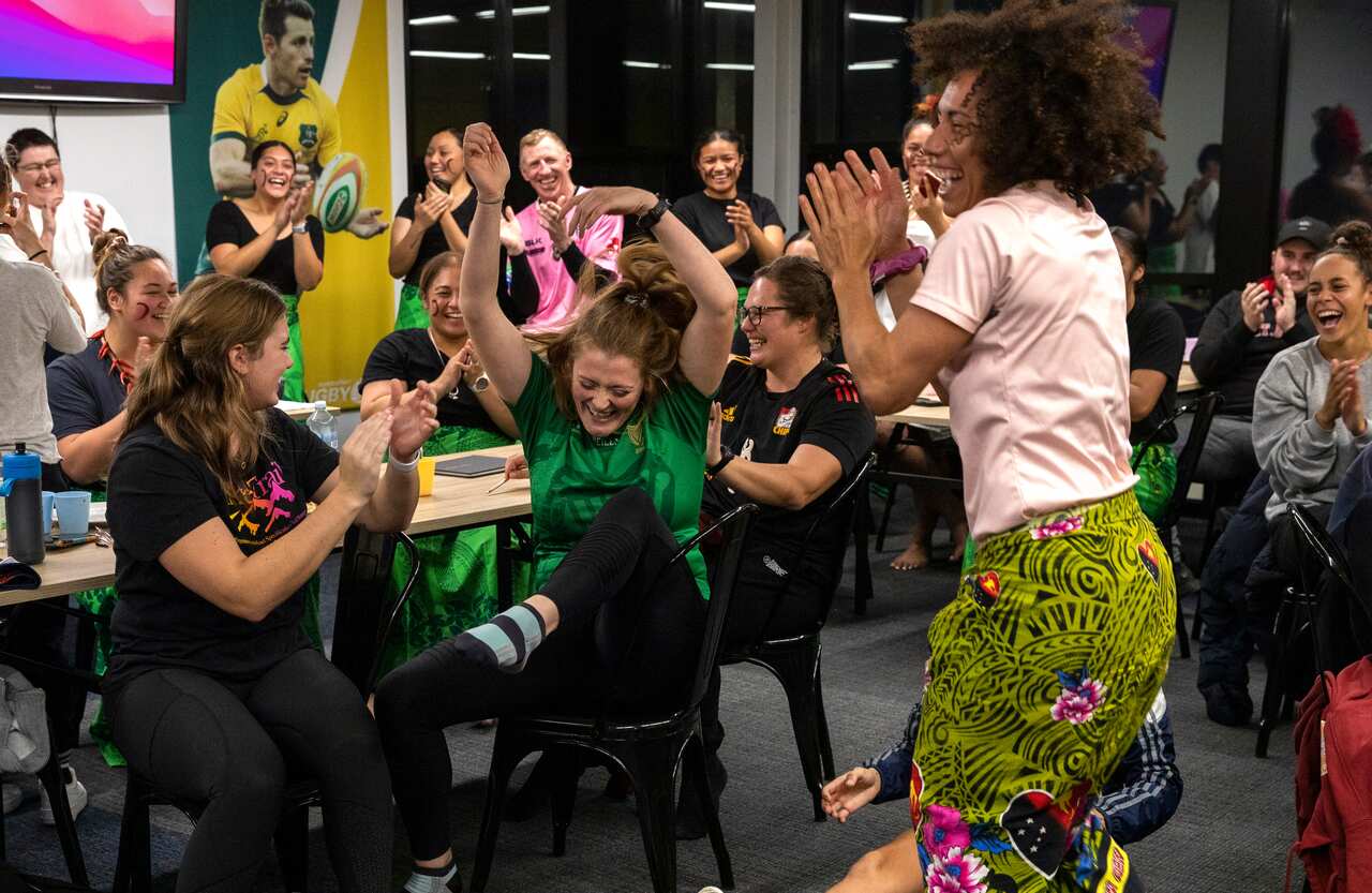 Melanie Kawa attending a Melbourne Rebels Culture Night, a team bonding session where stories are shared while celebrating culture and heritage.