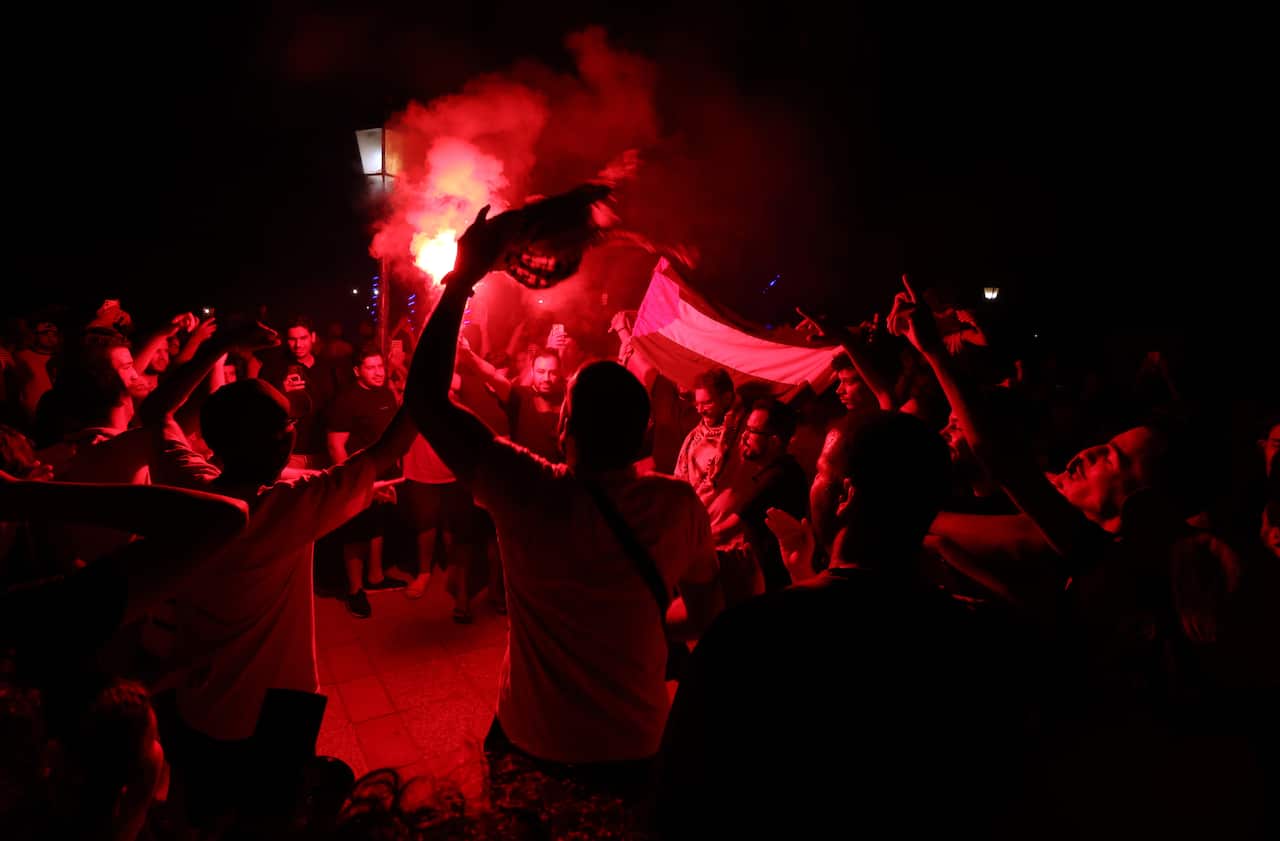 Rally held to protest drone attack on the Al-Dhamir humanitarian ship in Tunisian waters