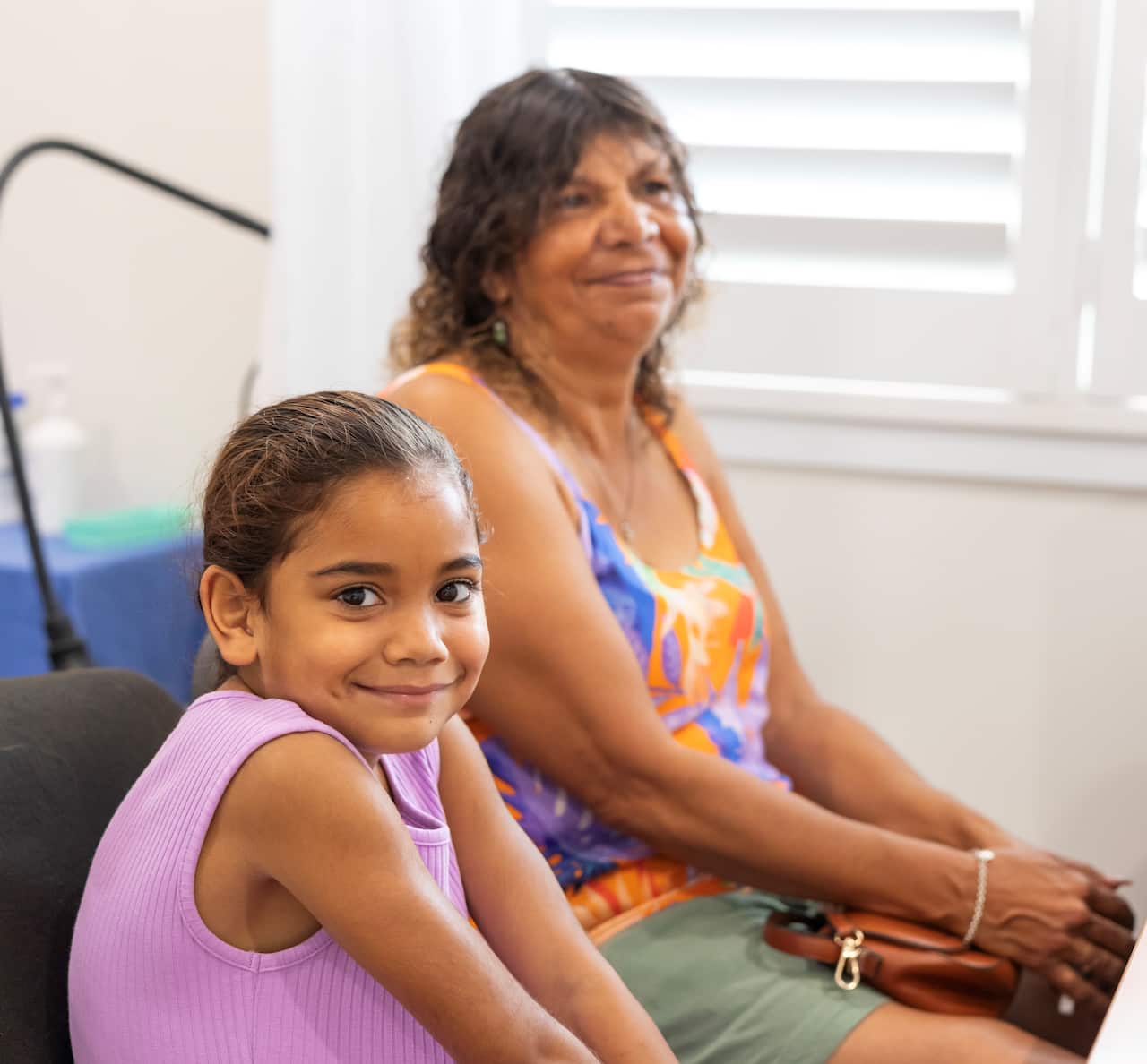 Australian Aboriginal Girl Visiting the Doctor