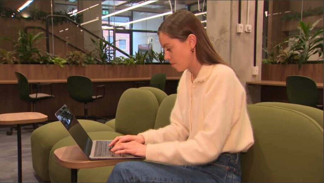 Clare Roche studied coding online during the Covid-19 lockdowns.