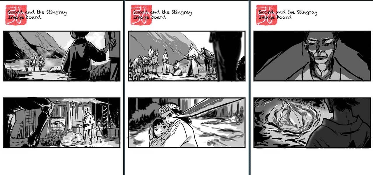 Hiromi Cleary stroyboard sample