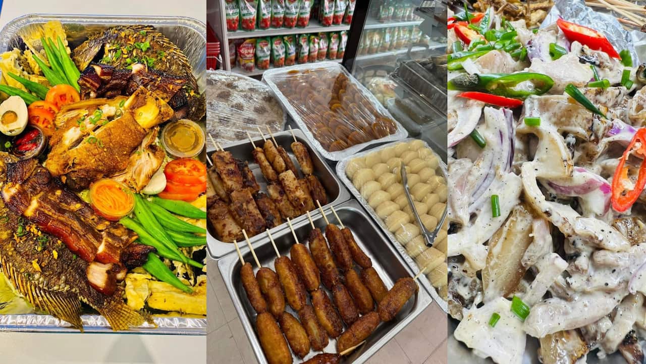 platter, bananacue and ginataang gulay.jpg