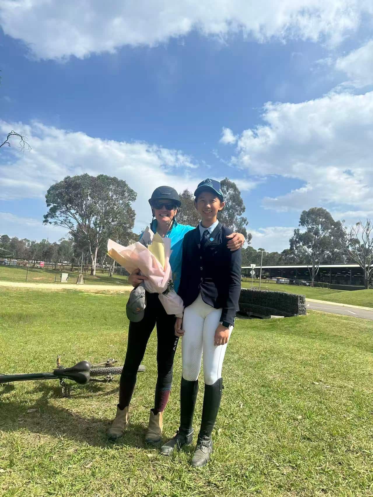 Jessie and her coach Vicki Roycroft