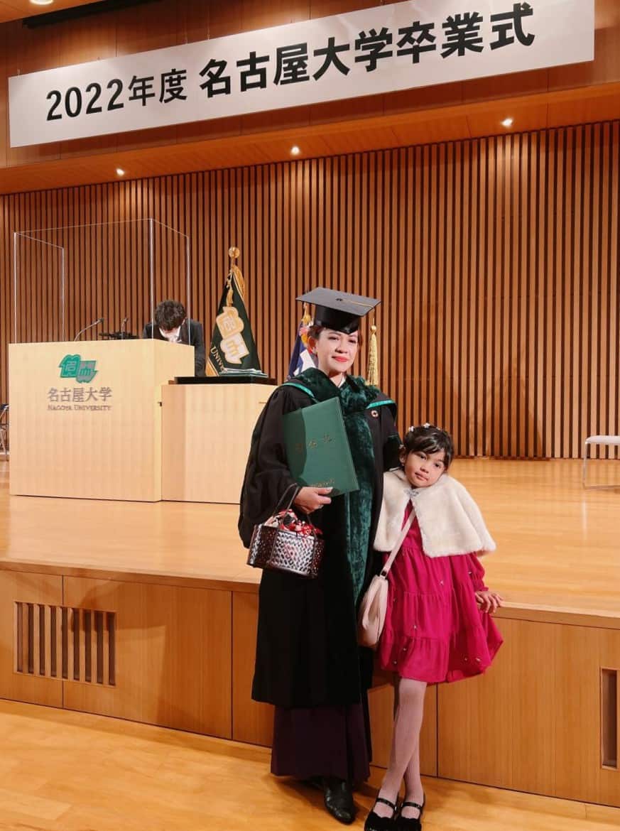 Anastasia Savira with her daughter on her graduation day. Credit_ Supplied_Anastasia Savira.jpg