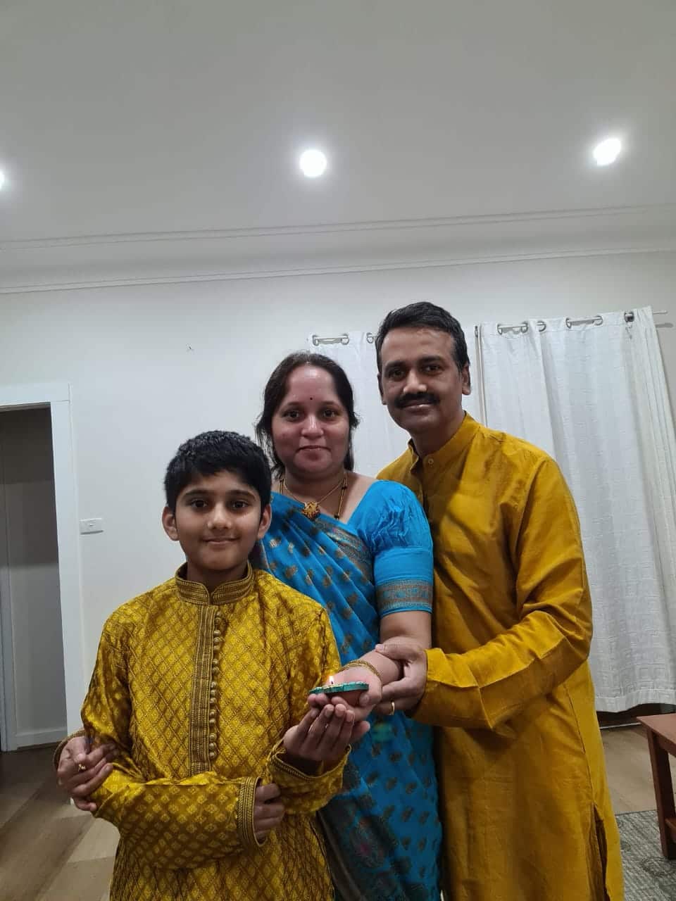 Suresh with his family.jpg