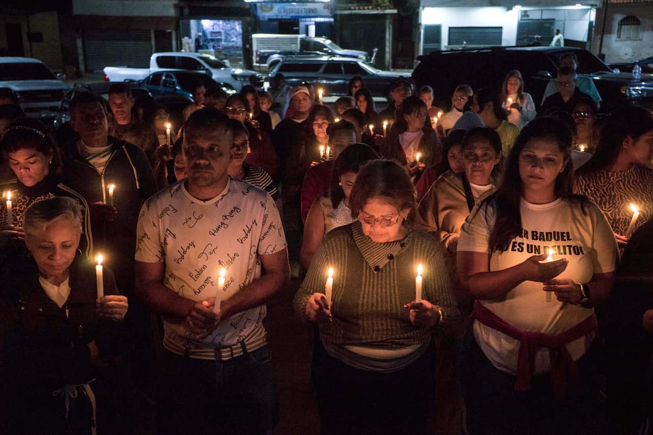 Relatives of political prisoners in Venezuela spend a third night awaiting releases