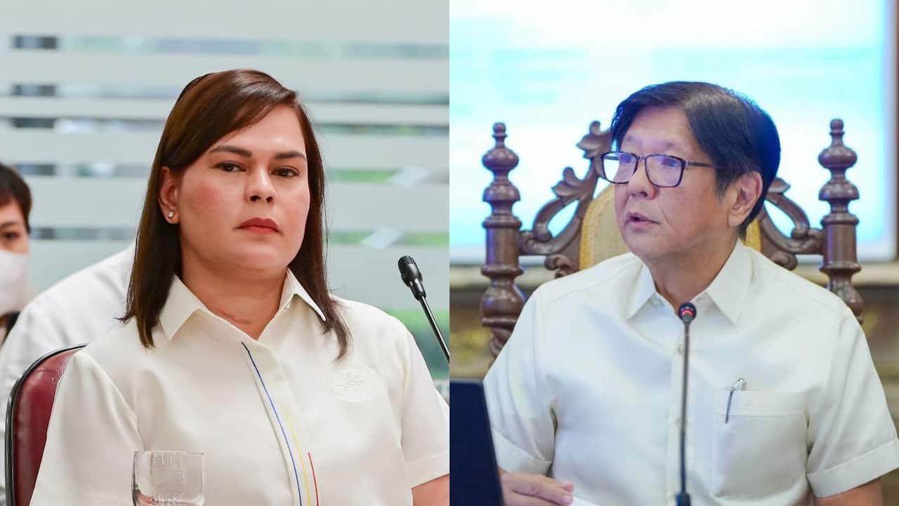 Vice President Sarah Duterte and President Ferdinand Marcos Jr