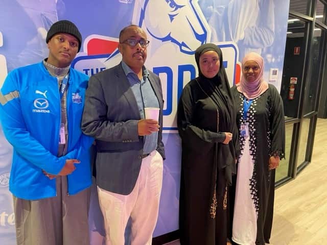 The Huddle employees from the local community.