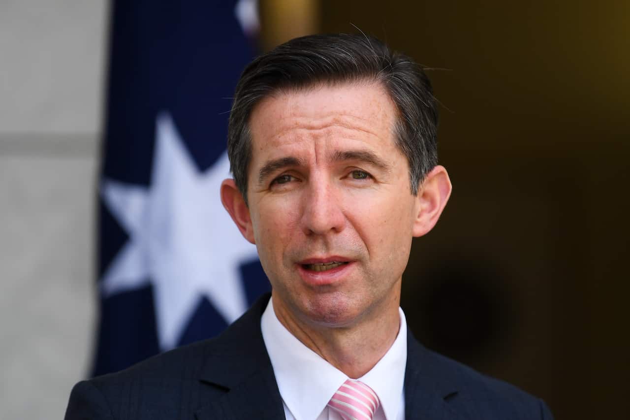 Australian Finance Minister Simon Birmingham.