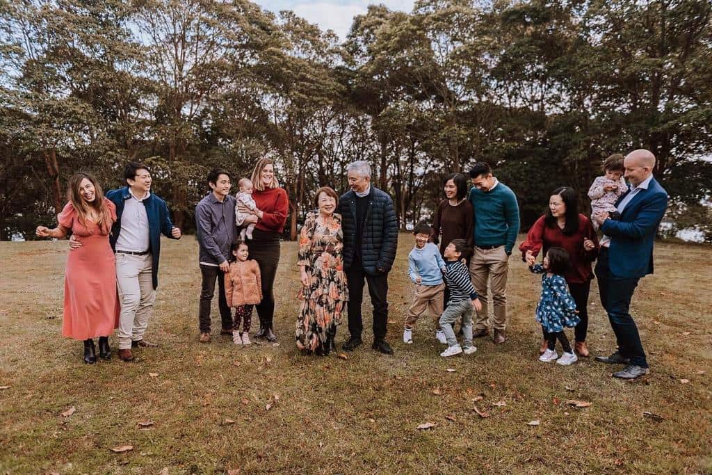 朱潘敏嘉一家三代大合照。