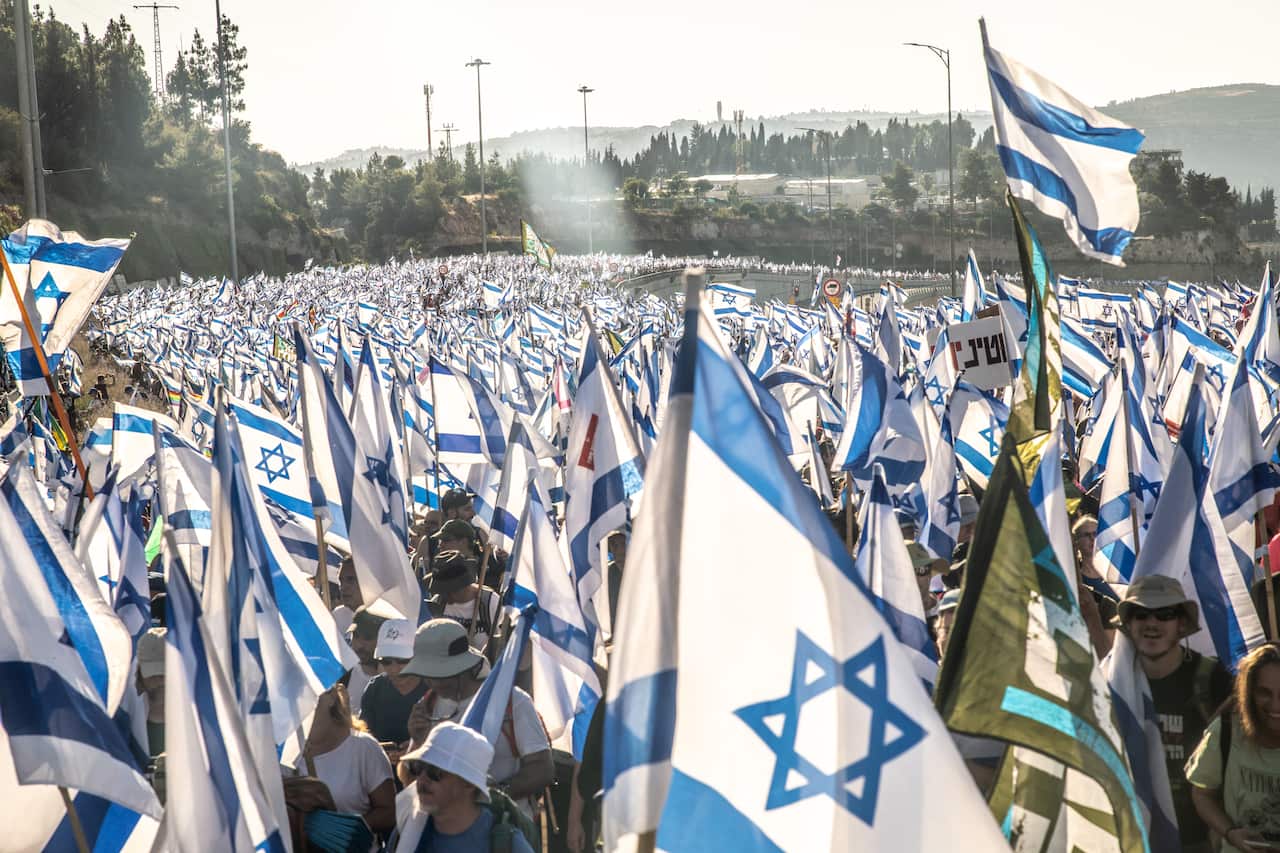 Israel: Tens of thousands against the reform march to Jerusalem