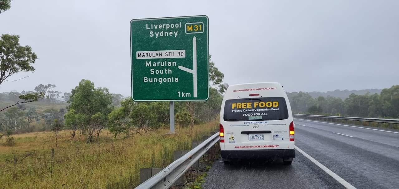 It took Sikh Volunteers Australia an extended period of time to arrive in northern NSW.