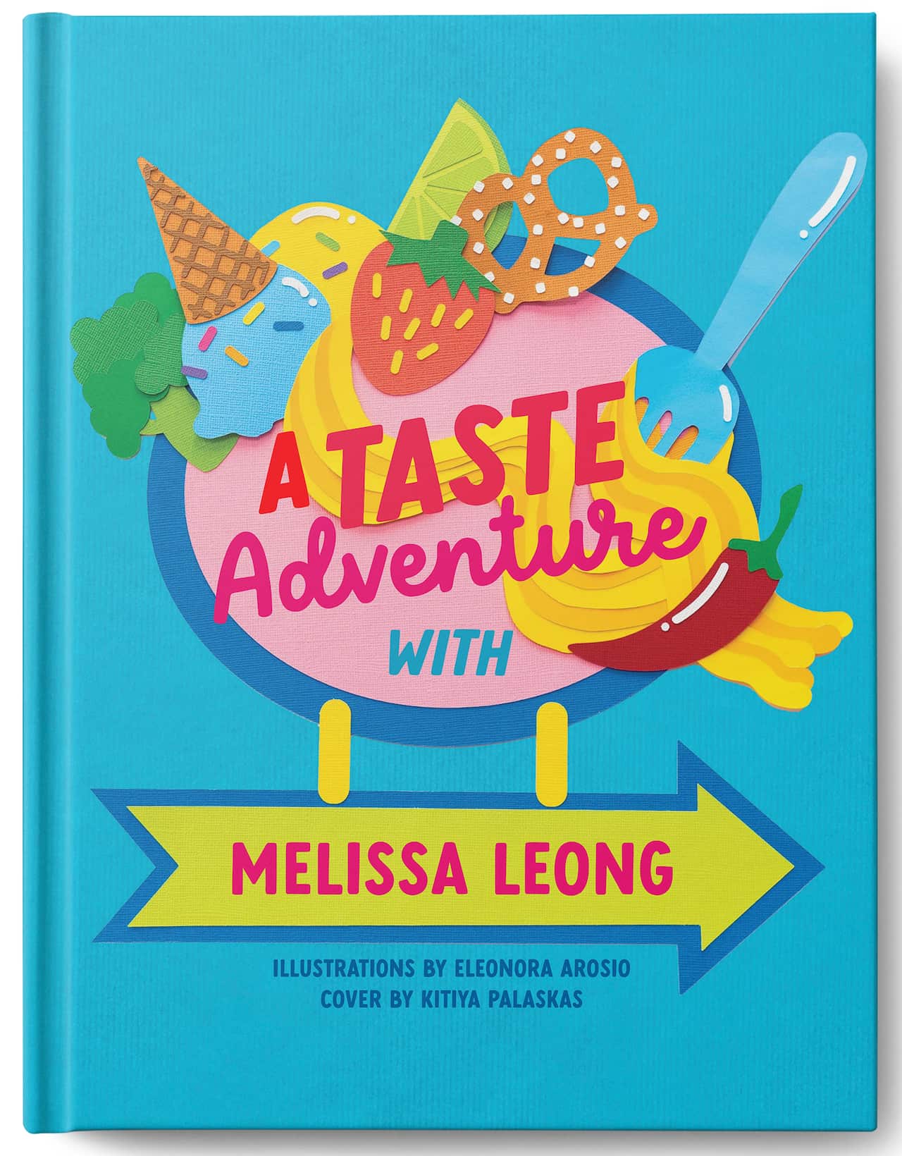 The cover of the book A Taste Adventure with Melissa Leong