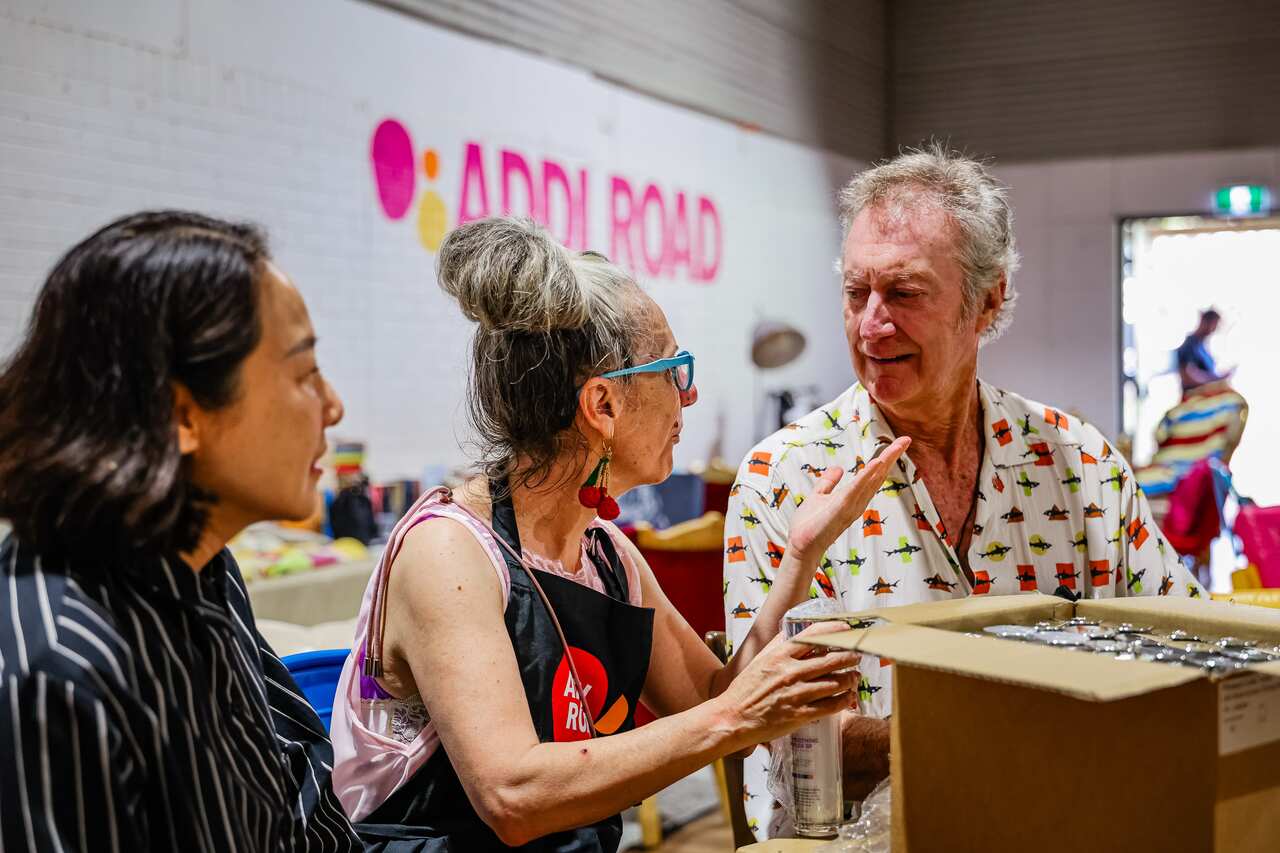 Human Rights Medal - Rosanna Barbero preparing food packs at Addi Road