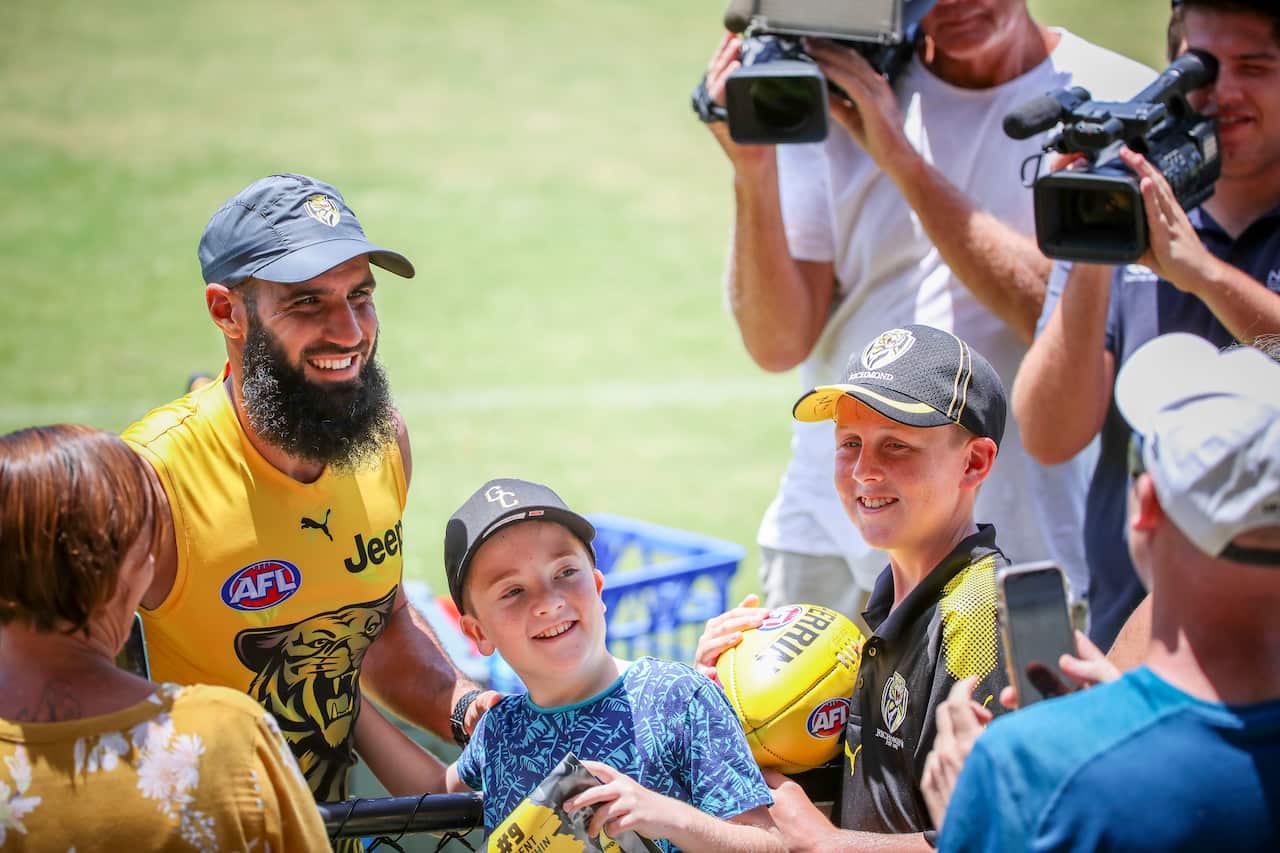 AFL RICHMOND PRE SEASON CAMP