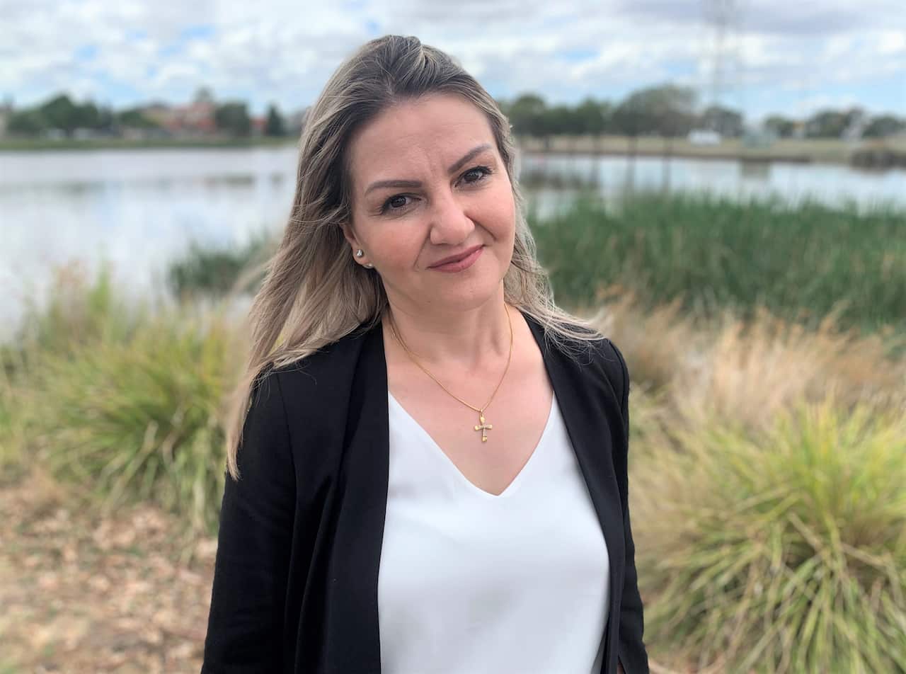 Basma Habash standing in a park 