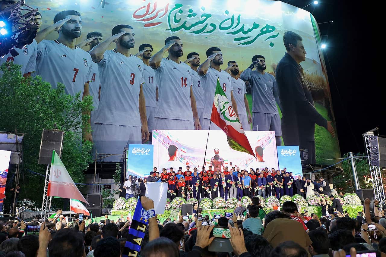 Iranian National Football Team Ceremony Before World Cup - Tehran