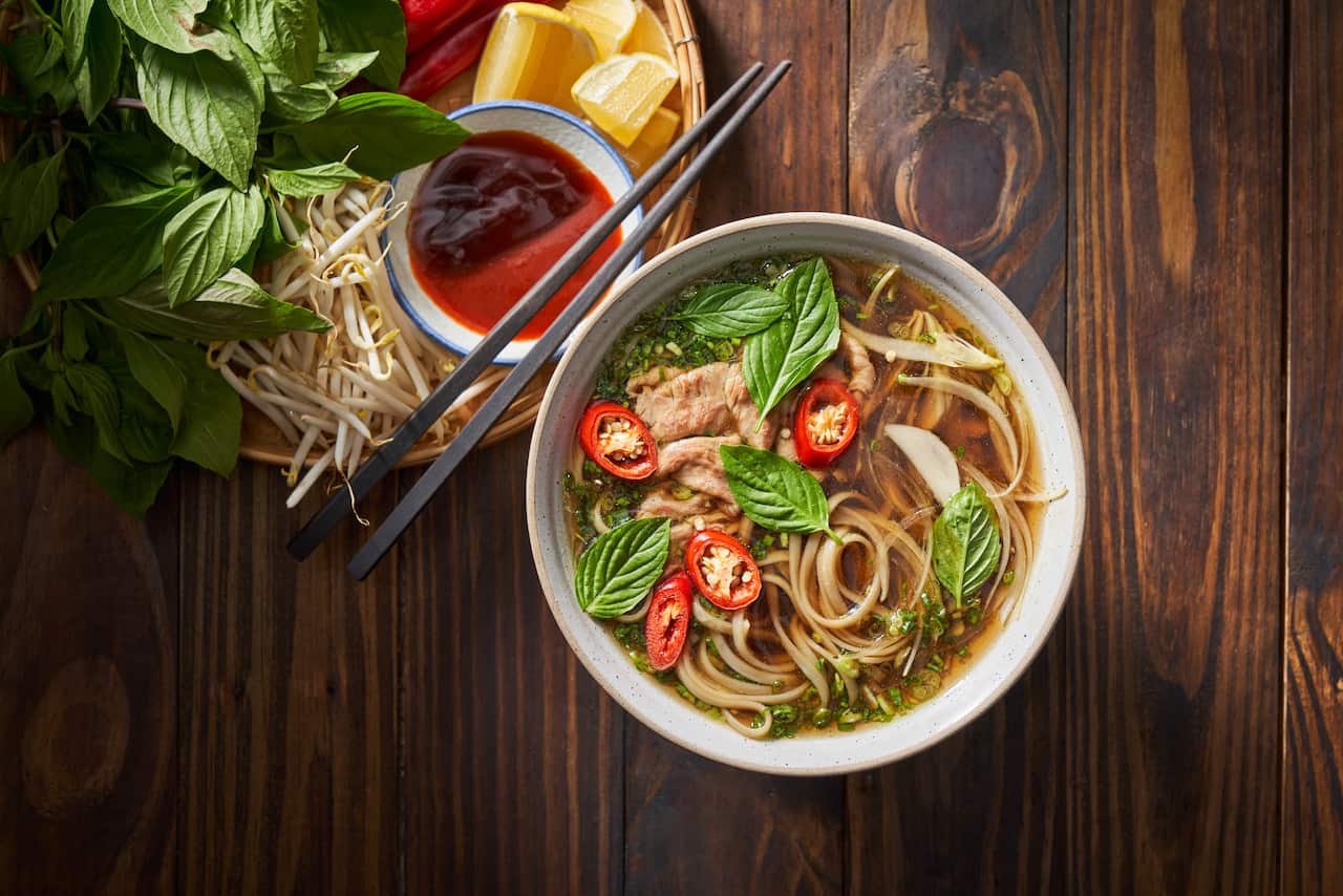 Classic Vietnamese beef pho