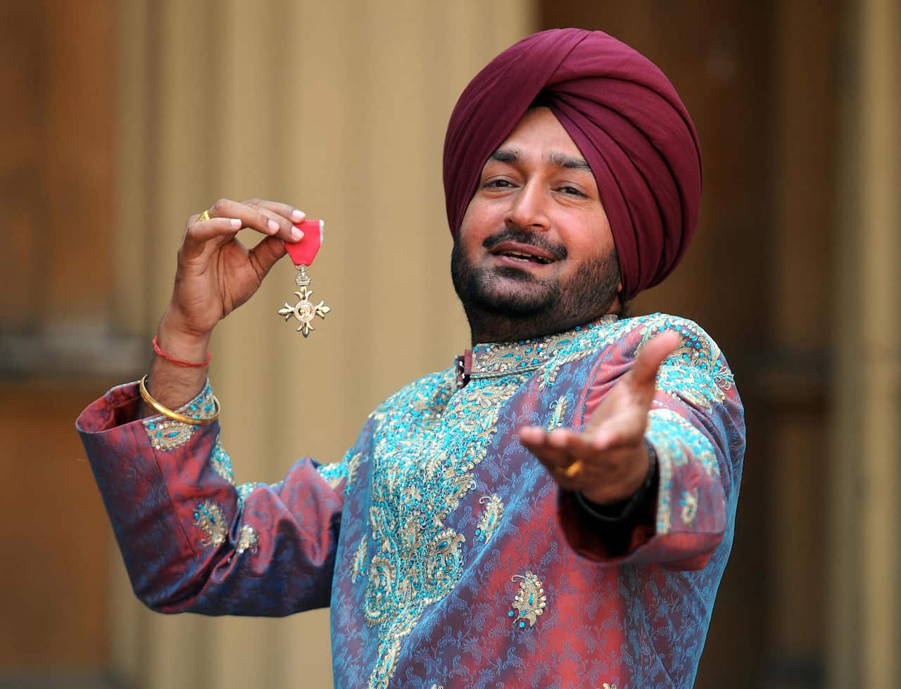 Bhangra singer Malkit Singh 