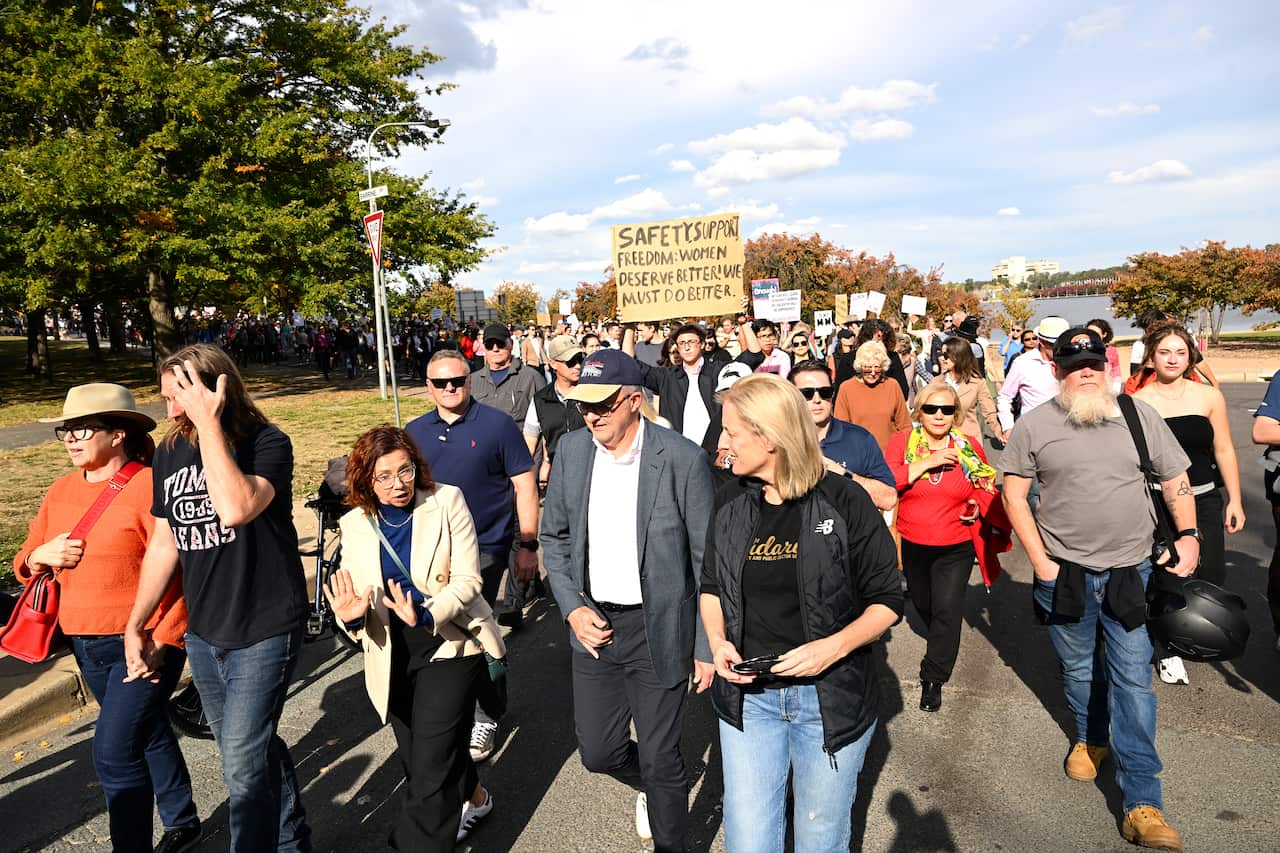 NATIONAL RALLY AGAINST VIOLENCE CANBERRA