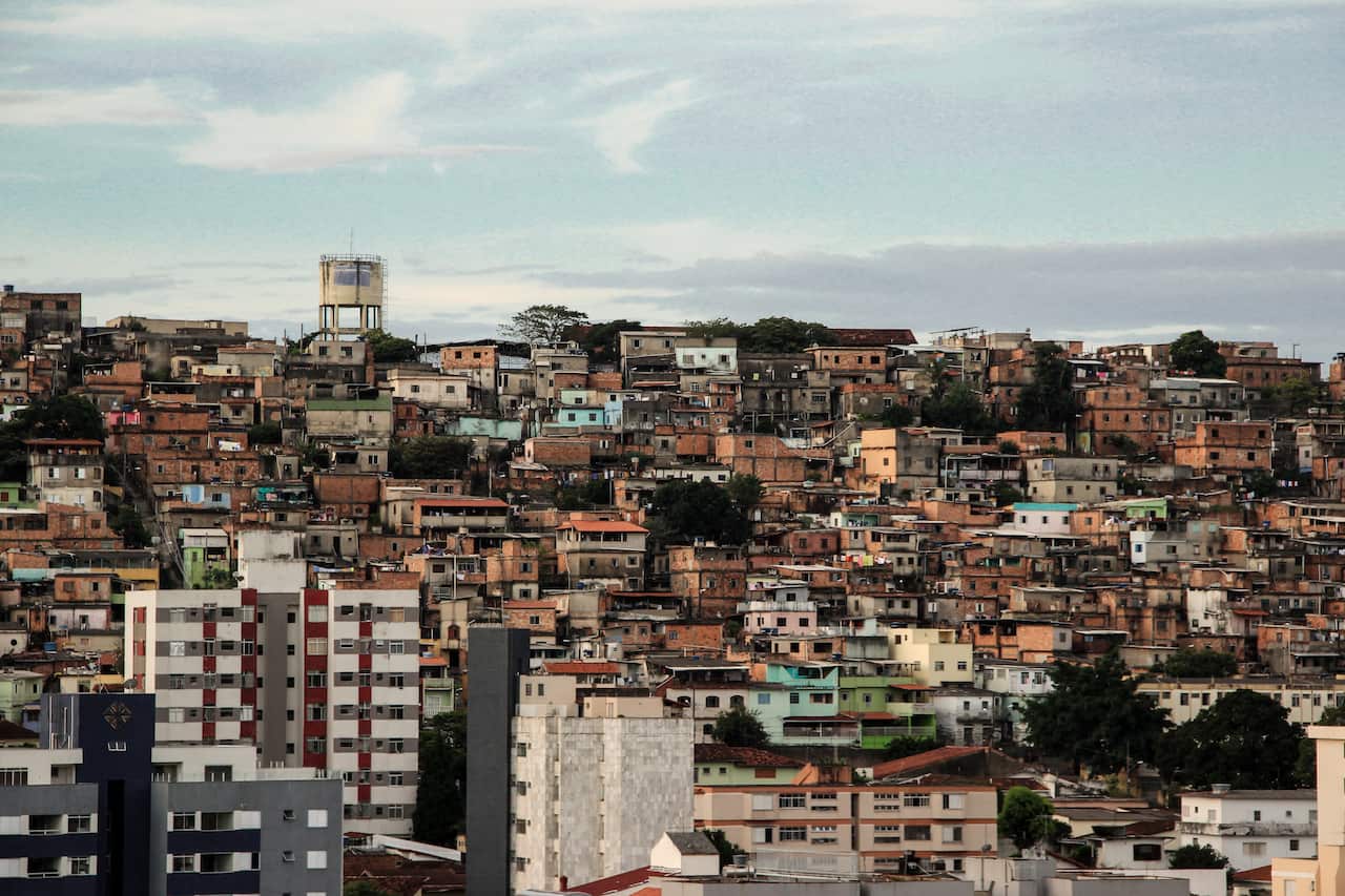 The Aglomerado da Serra favela in the southeastern city of Belo Horizonte.