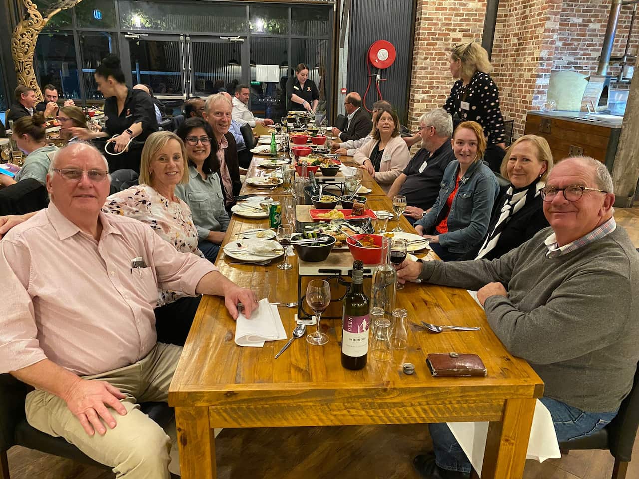 A dinner with community in region